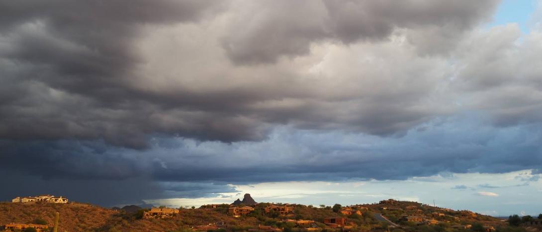 Monsoon over Fountain Hills